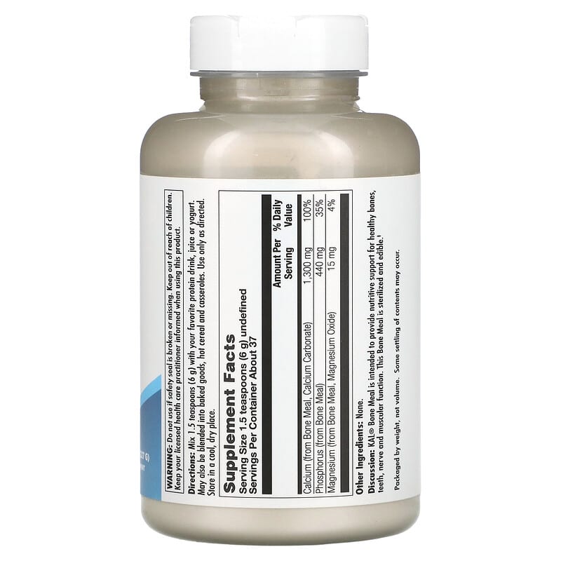 KAL, Bone Meal Powder, 8 oz (227 g) 21245556299