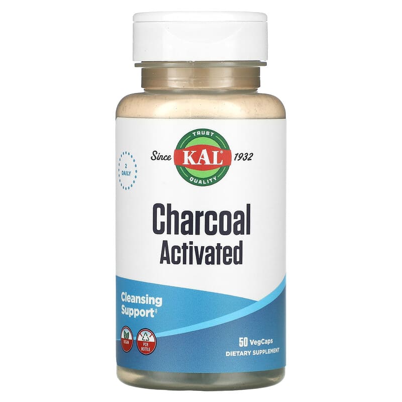 KAL Charcoal Activated 50 VegCaps 21245586050