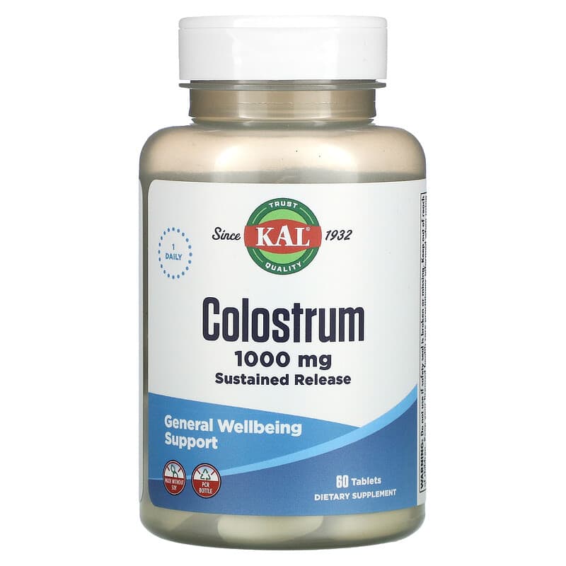 KAL Colostrum 1,000 mg 60 Tablets 21245559009