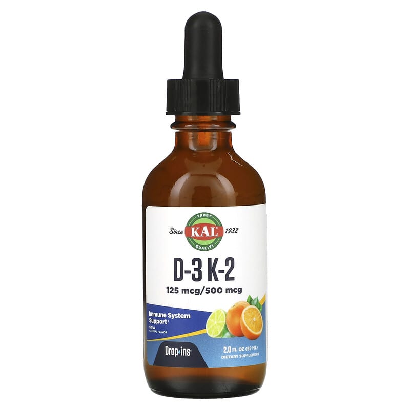 KAL D-3 K-2 Drop Citrus 2 fl oz (59 ml) 21245413691