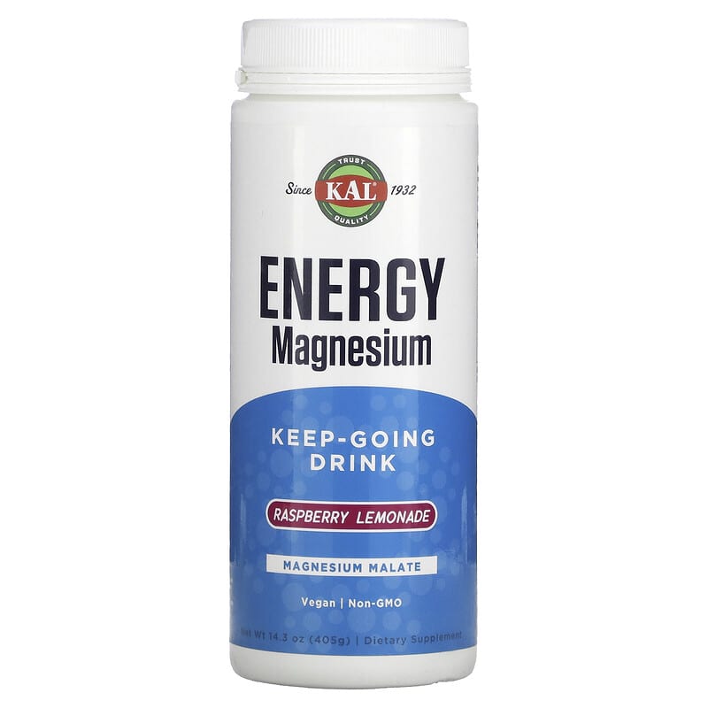 KAL Energy Magnesium Keep-Going Drink Raspberry Lemonade 14.3 oz (405 g) 21245789277