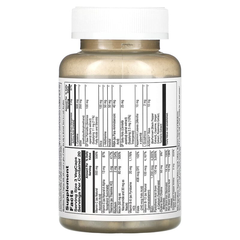 KAL, Hair Force, 60 VegCaps 21245723080