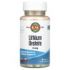 KAL Lithium Orotate 5 mg 60 VegCaps 21245380382