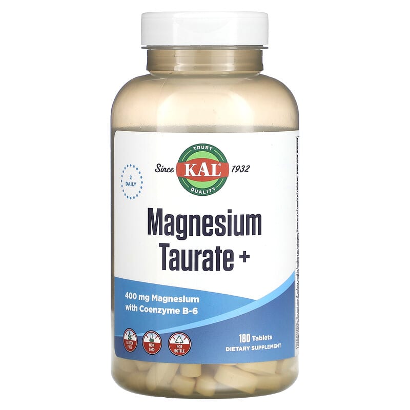 KAL Magnesium Taurate + 200 mg 180 Tablets 21245618324