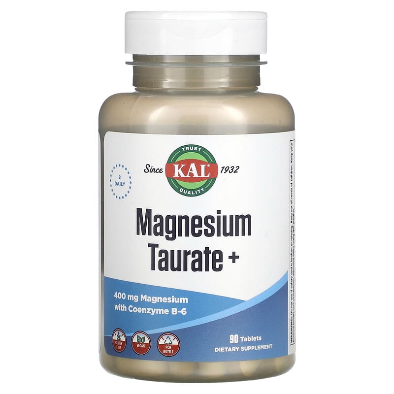 KAL Magnesium Taurate + 200 mg 90 Tablets 21245369752