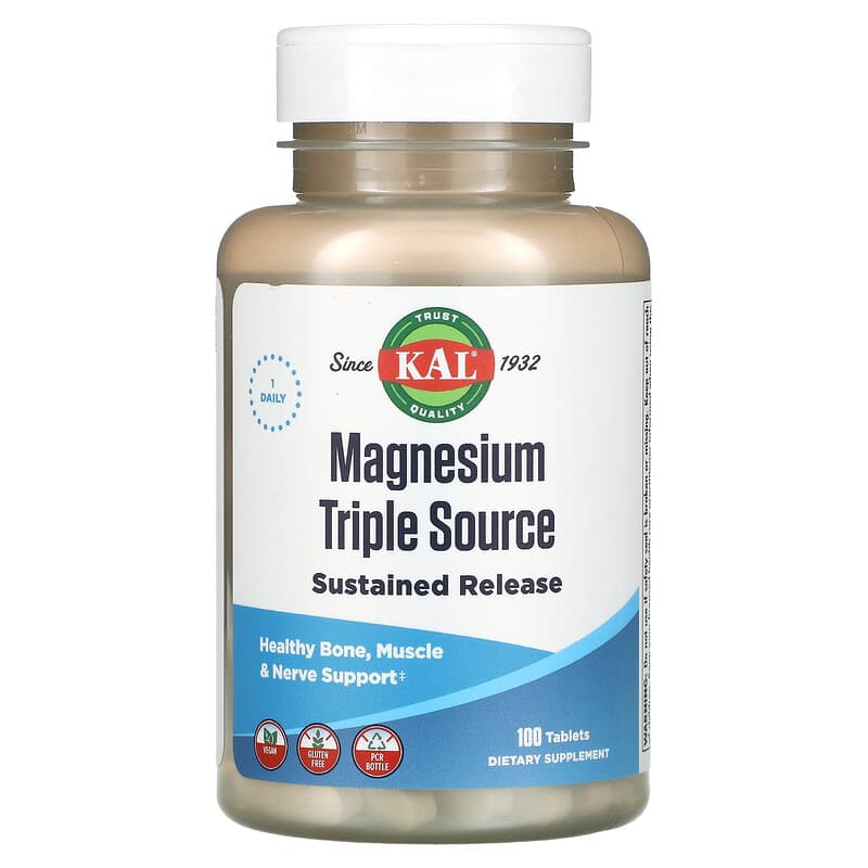 KAL Magnesium Triple Source 100 Tablets 21245628279