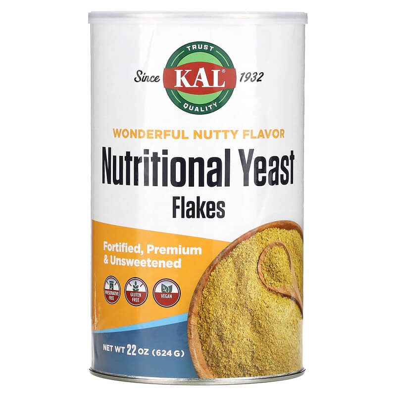 KAL Nutritional Yeast Flakes Wonderful Nutty 22 oz (624 g) 21245380108