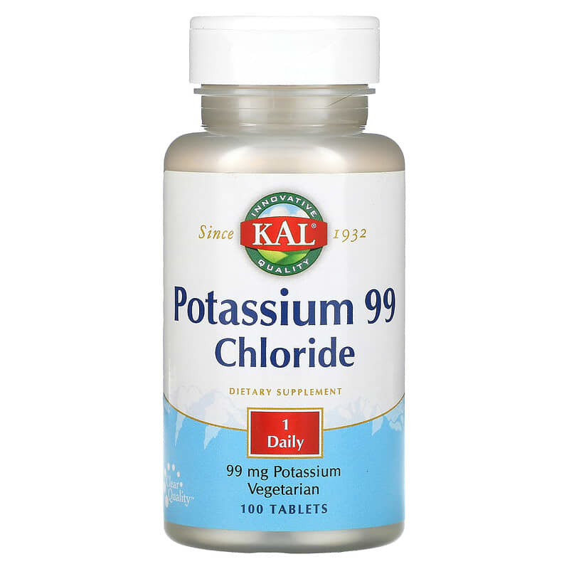 KAL Potassium 99 Chloride 99 mg 100 Tablets 21245846703