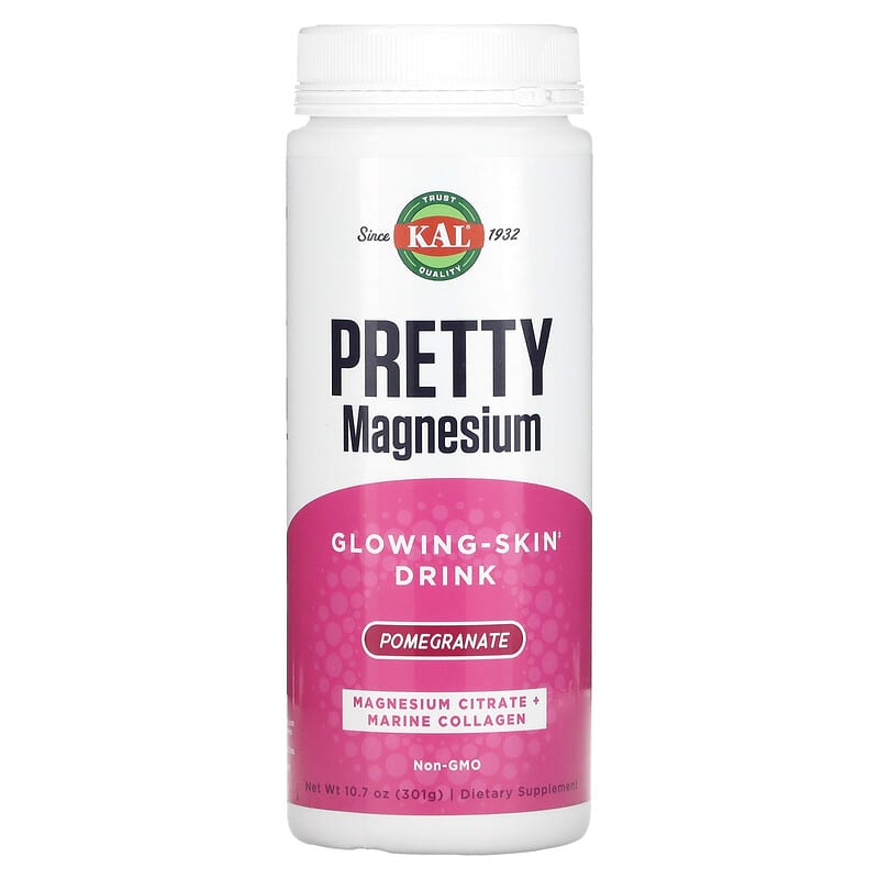 KAL Pretty Magnesium Glowing-Skin Drink Pomegranate 10.7 oz (301 g) 21245827061