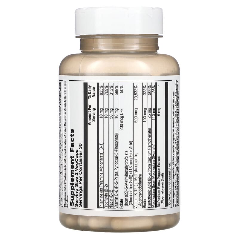 KAL, Stress B Mag Glycinate, 60 VegCaps 21245891604