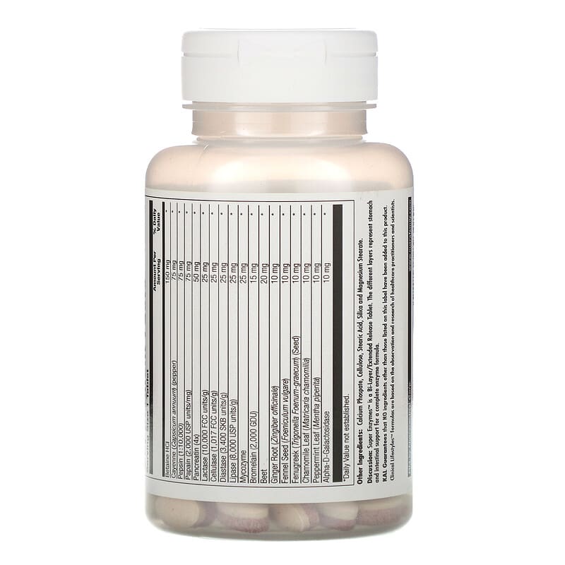 KAL, Super Enzymes, 60 Tablets 21245893080
