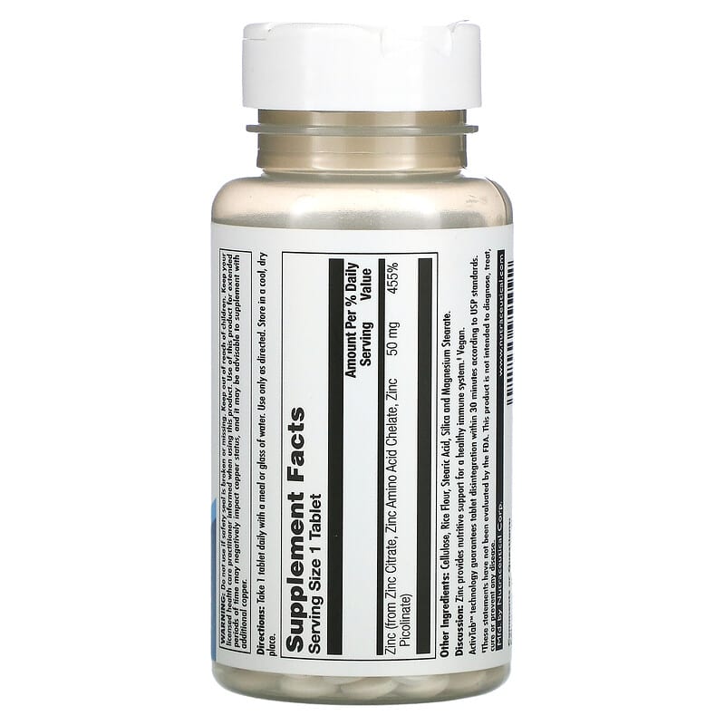 KAL, Tri-Zinc 50, 90 Tablets 21245955092