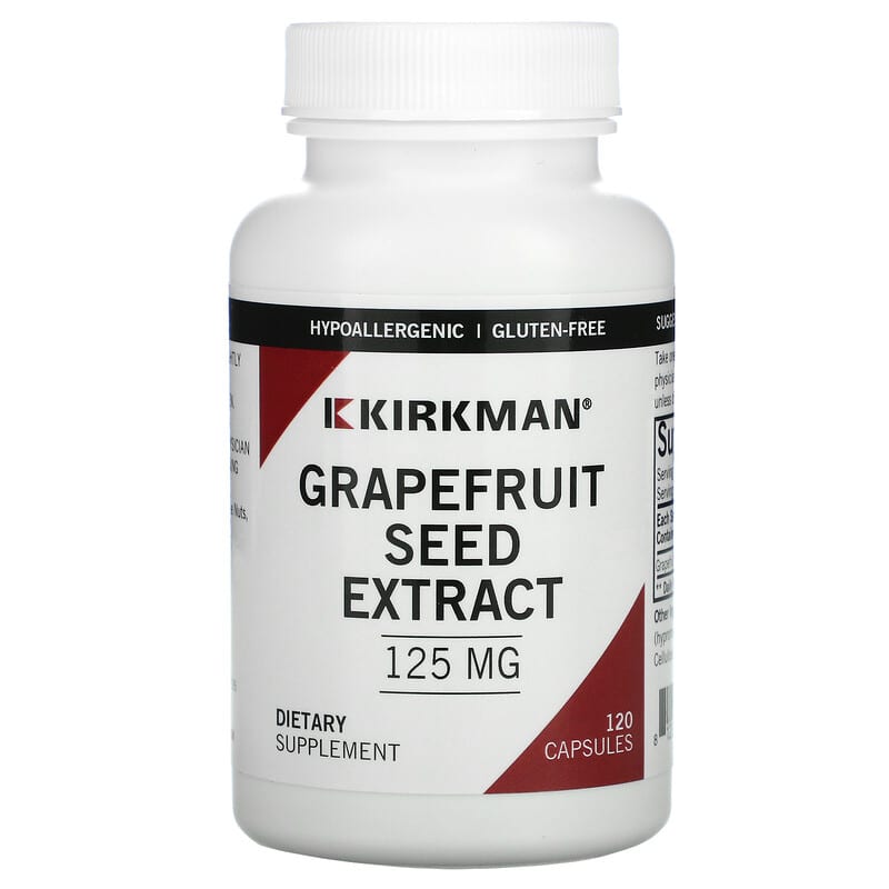 Kirkman Labs Grapefruit Seed Extract 125 mg 120 Capsules 812325020911