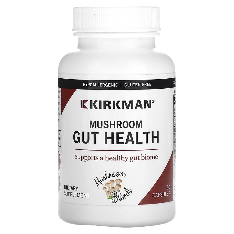 Kirkman Labs Mushroom Gut Health 60 Capsules 812325028450