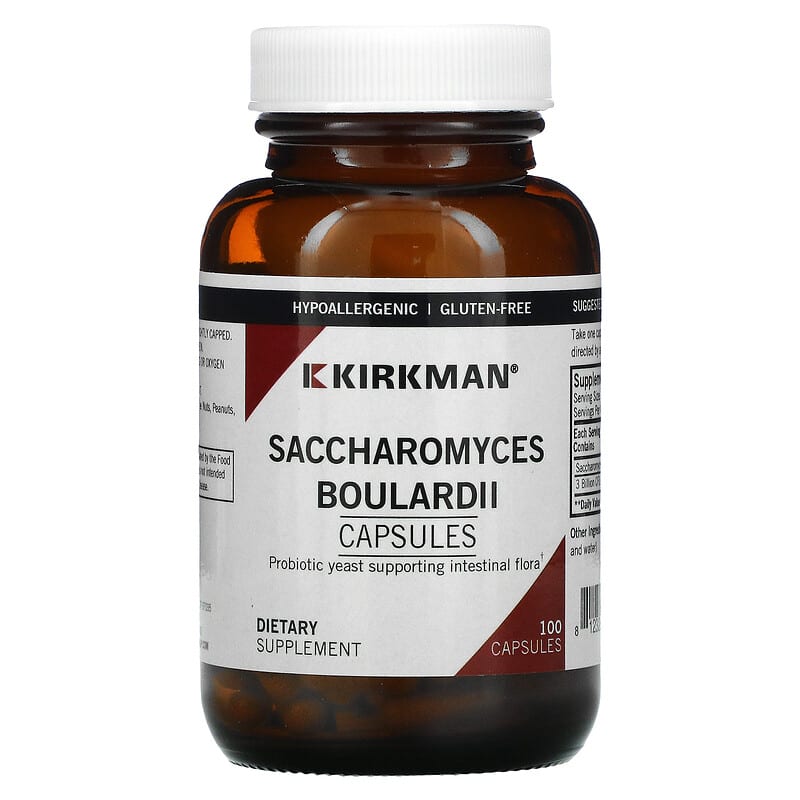 Kirkman Labs Saccharomyces Boulardii 100 Capsules 812325020768