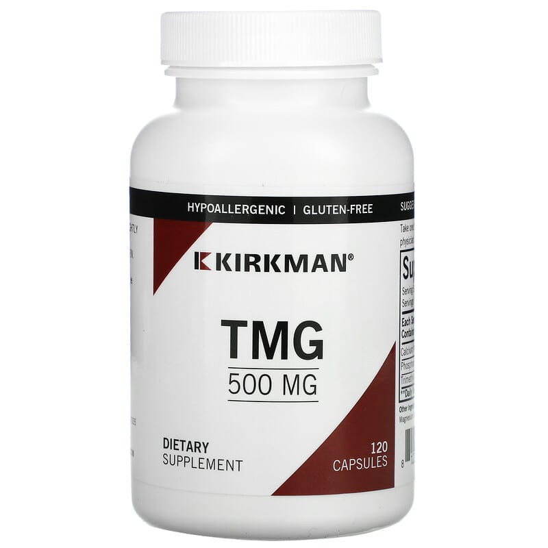 Kirkman Labs TMG  500 mg 120 Capsules 812325021239