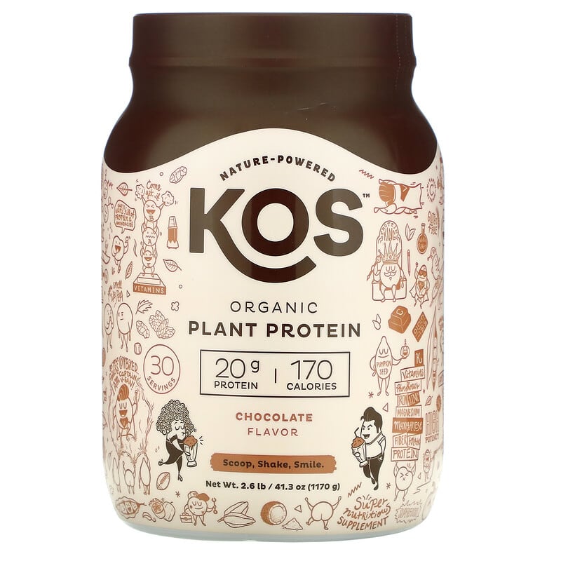 KOS Organic Plant Protein Chocolate 2.6 lb (1,170 g) 850000503311