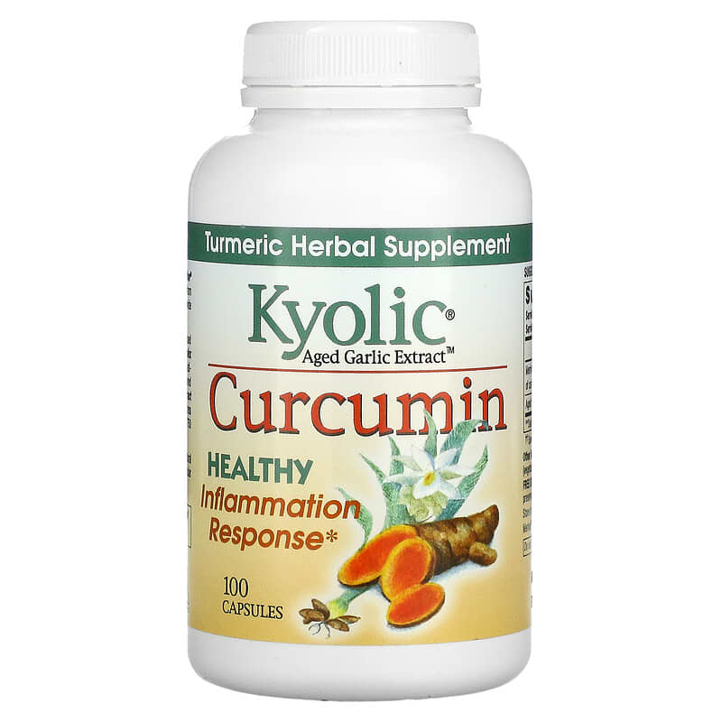 Kyolic Aged Garlic Extract Curcumin 100 Capsules 23542111416