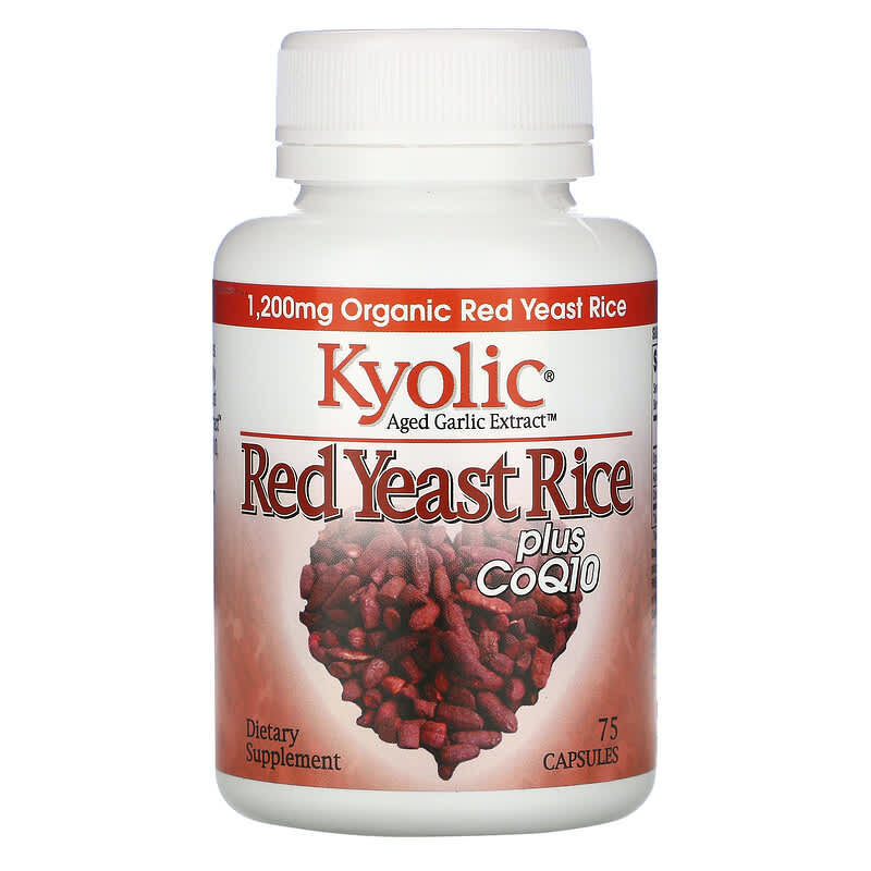 Kyolic Aged Garlic Extract Red Yeast Rice Plus CoQ10 75 Capsules 23542114417