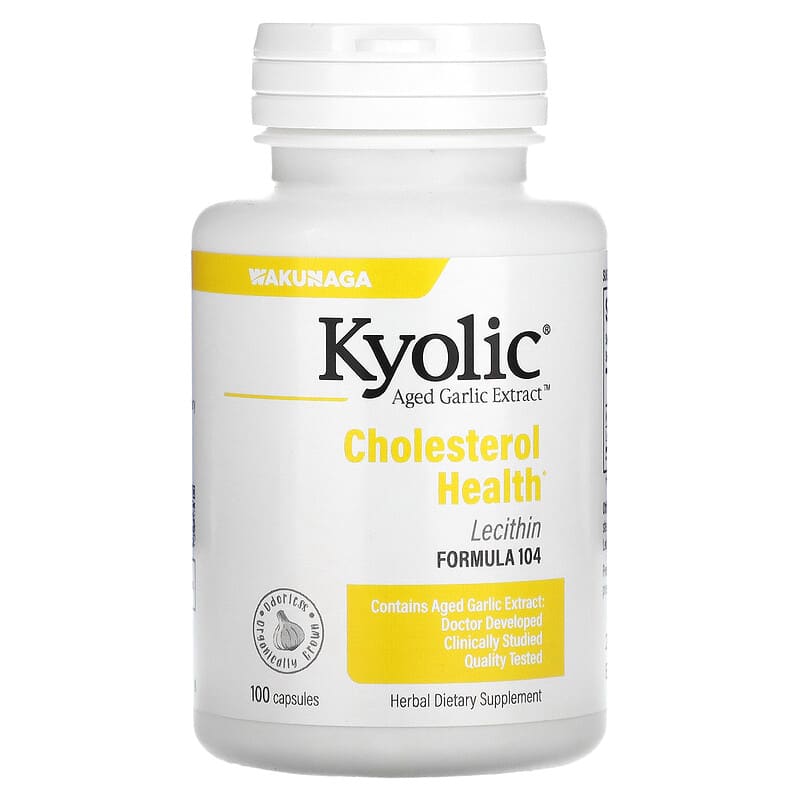 Kyolic Aged Garlic Extract with Lecithin Cholesterol Health 100 Capsules 23542104418