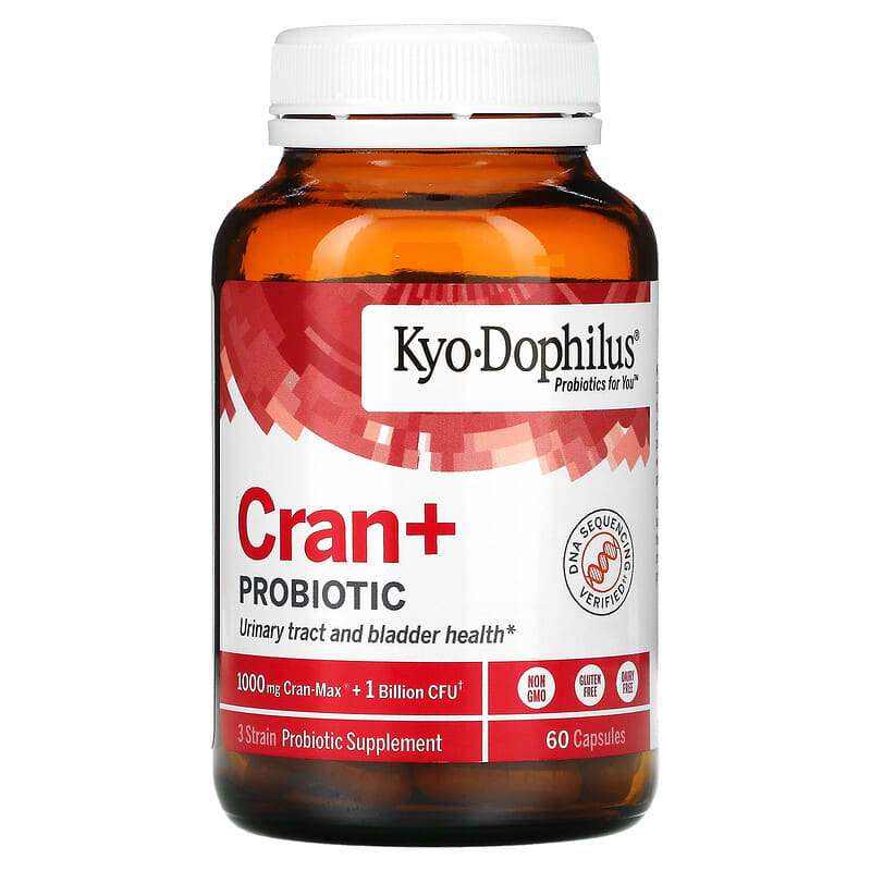 Kyolic, Kyo-Dophilus, Cran+ Probiotic , 60 Capsules 23542359412