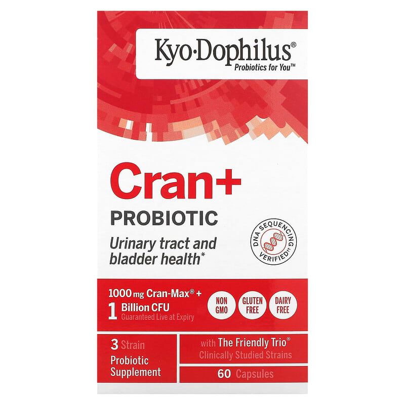 Kyolic Kyo-Dophilus Cran+ Probiotic  60 Capsules 23542359412