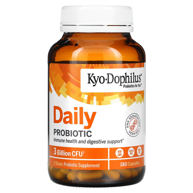 Kyolic, Kyo-Dophilus, Daily Probiotic, 180 Capsules 23542600422