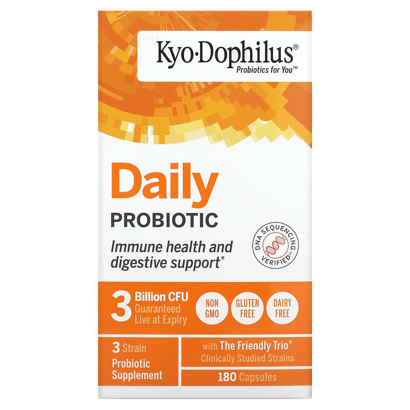 Kyolic Kyo-Dophilus Daily Probiotic 180 Capsules 23542600422