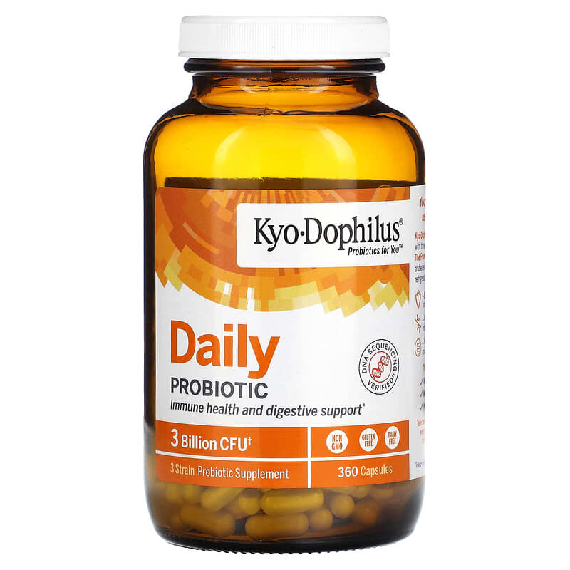 Kyolic Kyo-Dophilus Daily Probiotic 3 Billion CFU 360 Capsules 23542600446
