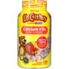L'il Critters Calcium + D3 Bone Support Black Cherry Orange & Strawberry Flavors 150 Gummies 27917014173
