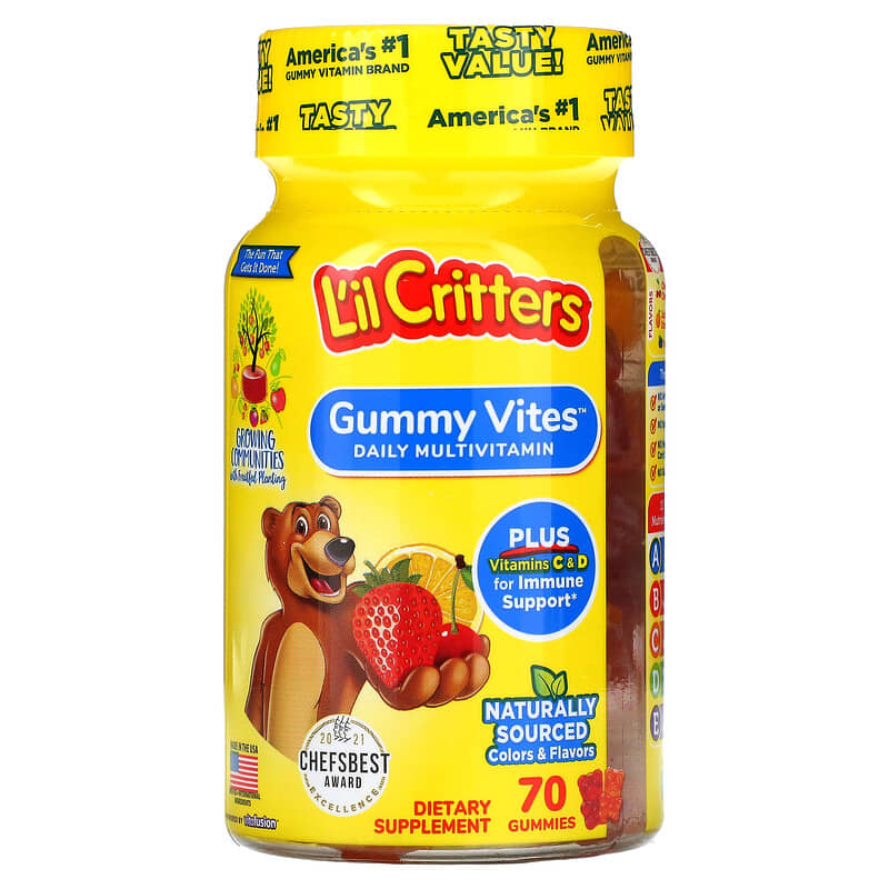 L'il Critters Gummy Vites Daily Multivitamin 70 Gummies 27917006239