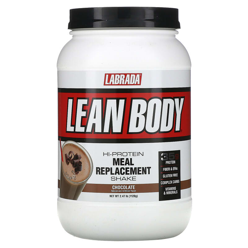 Labrada Nutrition Lean Body Hi-Protein Meal Replacement Shake Chocolate 2.47 lbs (1120 g) 710779112742