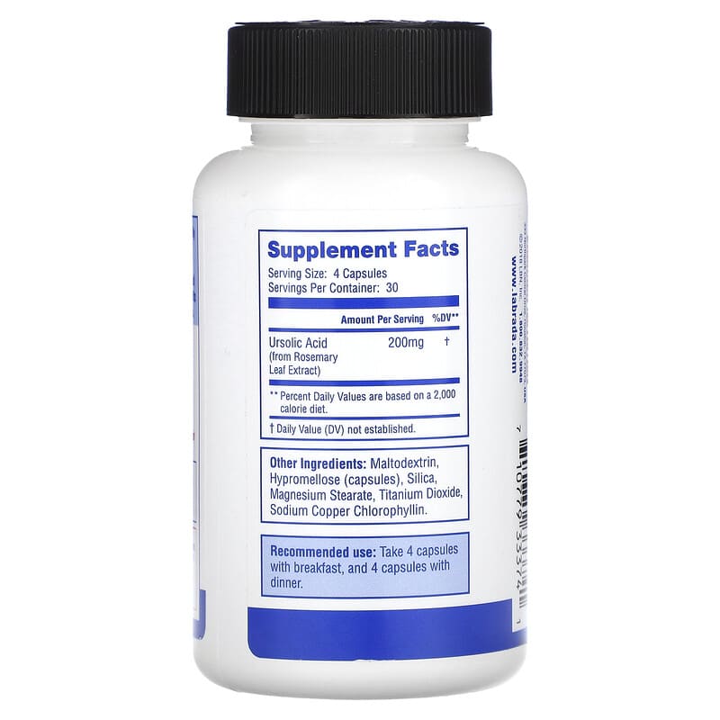 Labrada Nutrition, Ursolic Acid, Lean Muscle Optimizer, 120 Vcaps 710779333741