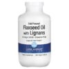 Lake Avenue Nutrition Cold Pressed Flaxseed Oil with Lignans 360 Veggie Softgels 898220015443