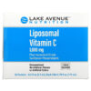Lake Avenue Nutrition Liposomal Vitamin C Unsweetened 1,000 mg 30 Packets 0.2 oz (5.7 ml) Each 898220017515