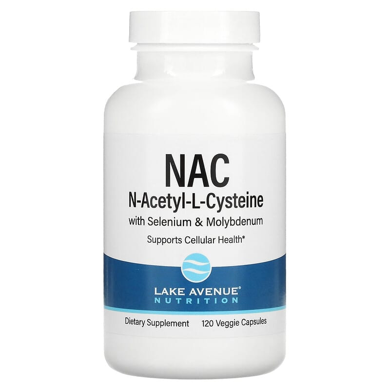 Lake Avenue Nutrition N-Acetyl-L- Cysteine  600 mg 120 Veggie Capsules 898220016396