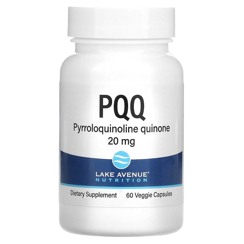 Lake Avenue Nutrition PQQ 20 mg 60 Veggie Capsules 898220014491