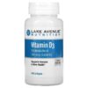 Lake Avenue Nutrition Vitamin D3 125 mcg (5,000 IU) 360 Softgels 898220014187