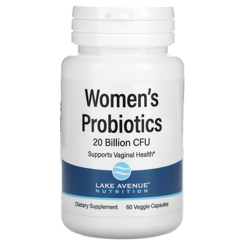 Lake Avenue Nutrition Women's Probiotics 20 Billion 60 Veggie Capsules 898220014248