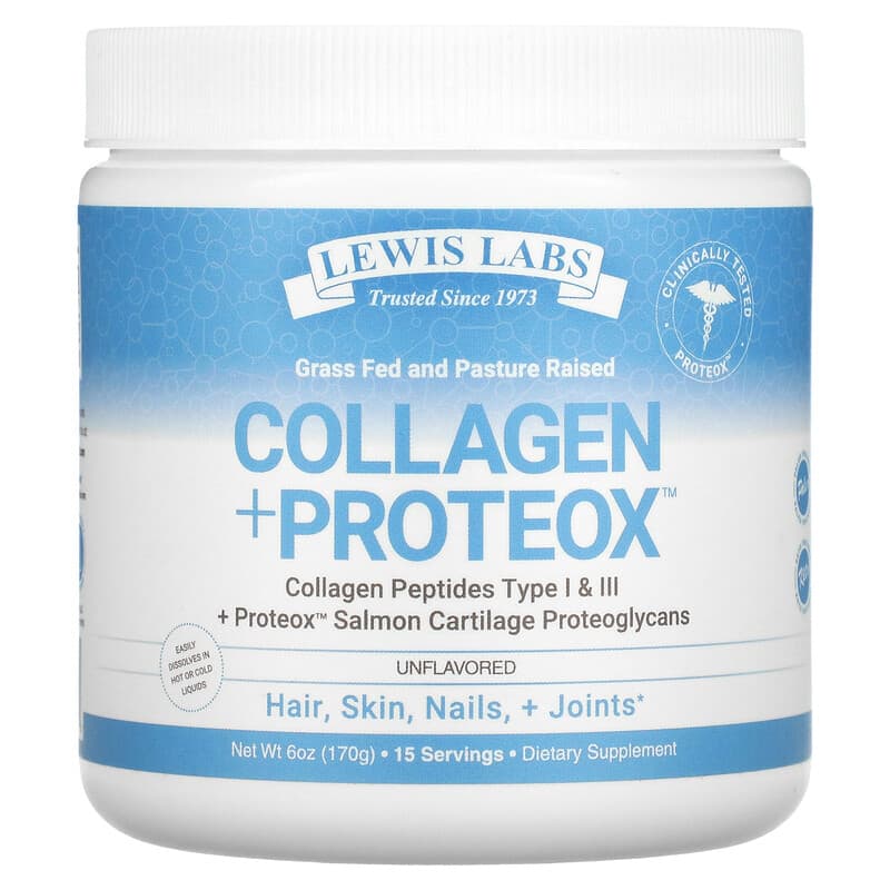 Lewis Labs Collagen + Proteox Unflavored 6 oz (170 g) 42515000038