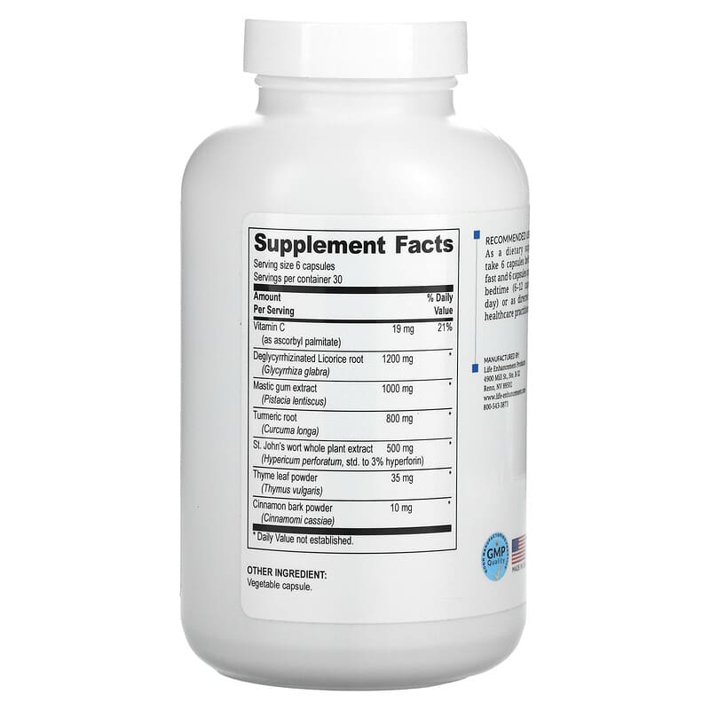 Life Enhancement, Bye-Lori Plus, 180 Vegetarian Capsules 603902100405