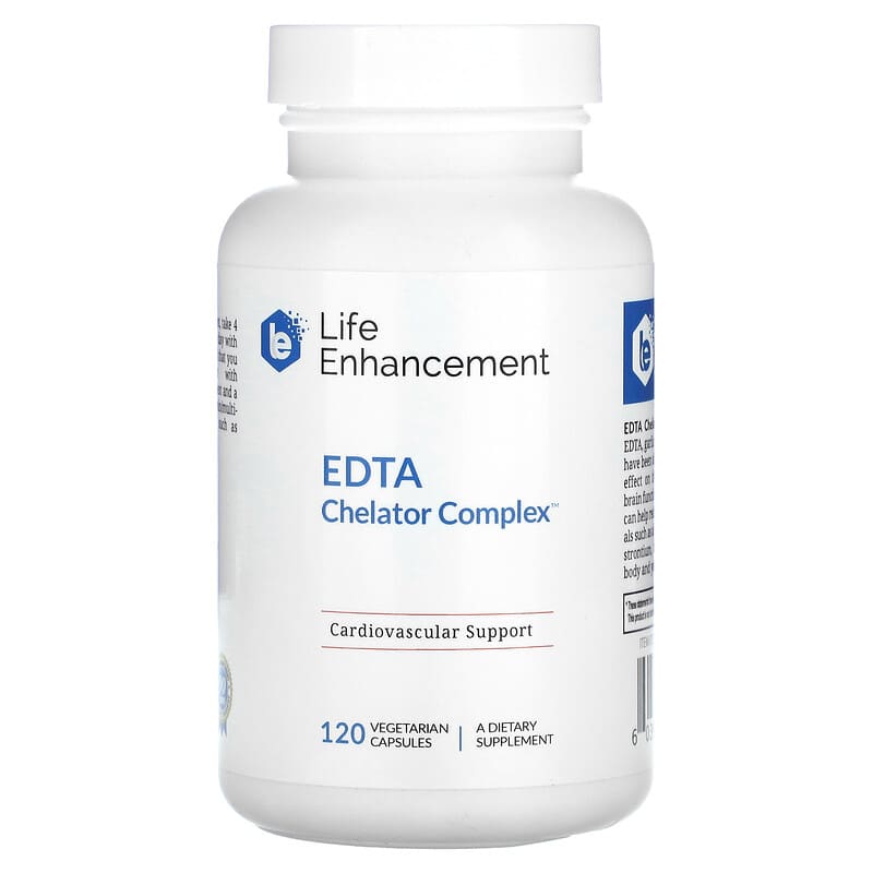 Life Enhancement EDTA Chelator Complex 120 Vegetarian Capsules 603902017154