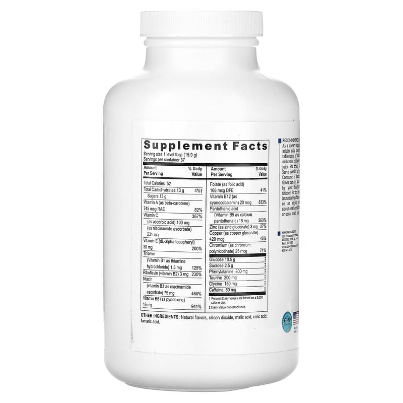 Life Enhancement, FastBlast, 588 g 603902013705