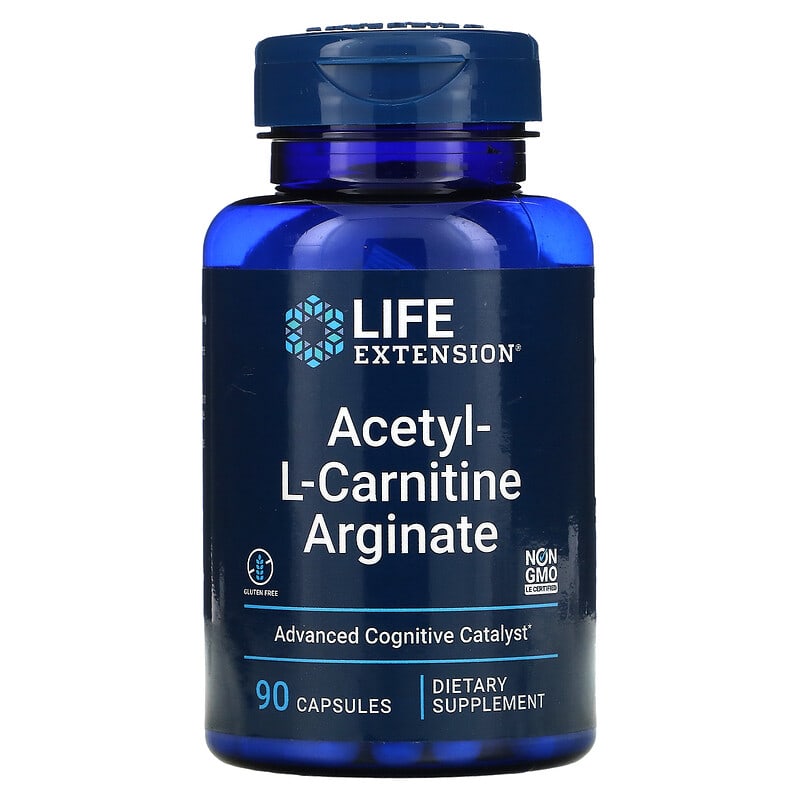 Life Extension Acetyl-L-Carnitine Arginate 90 Capsules 737870197492