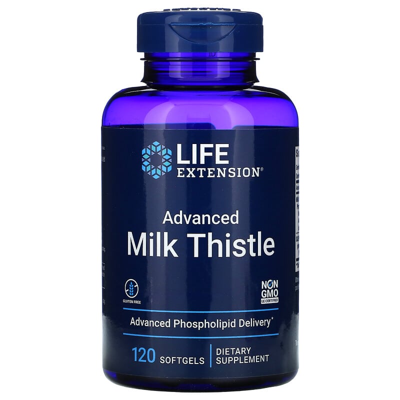 Life Extension Advanced Milk Thistle 120 Softgels 737870192510