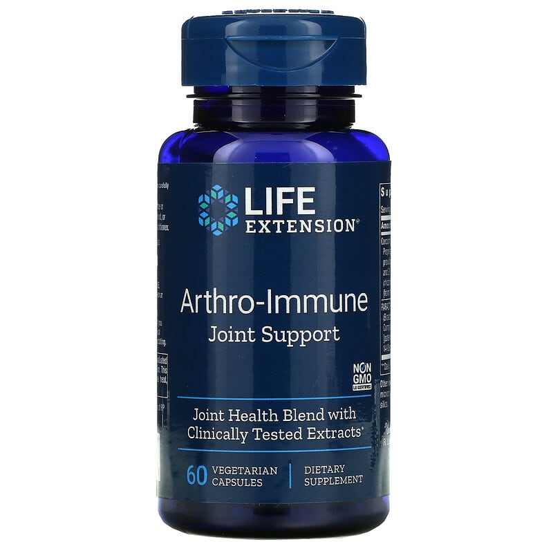 Life Extension Arthro-Immune Joint Support 60 Vegetarian Capsules 737870240464