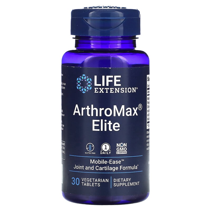 Life Extension ArthroMax Elite 30 Vegetarian Tablets 737870213833