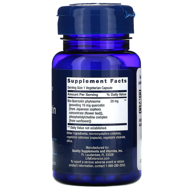 Life Extension, Bio-Quercetin, 30 Vegetarian Capsules 737870230236