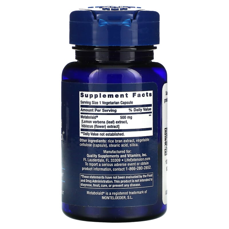 Life Extension, Body Trim and Appetite Control, 30 Vegetarian Capsules 737870250432