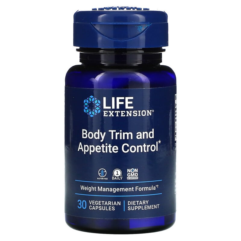 Life Extension Body Trim and Appetite Control 30 Vegetarian Capsules 737870250432
